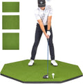 GoSports Elite Golf Hitting Mat for Indoor and Outdoor Practice - Withstands Thousands of Shots - Heavy-Duty Turf Driving Range Mats Works with Golf Simulators - Includes 3 tees - Choose Your Size