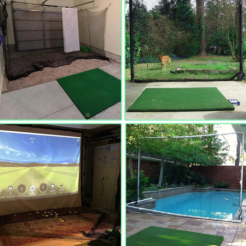 IUZEAI Golf Practice Net - Heavy Duty Nylon Netting, 10x10ft/10x15ft/10x20ft