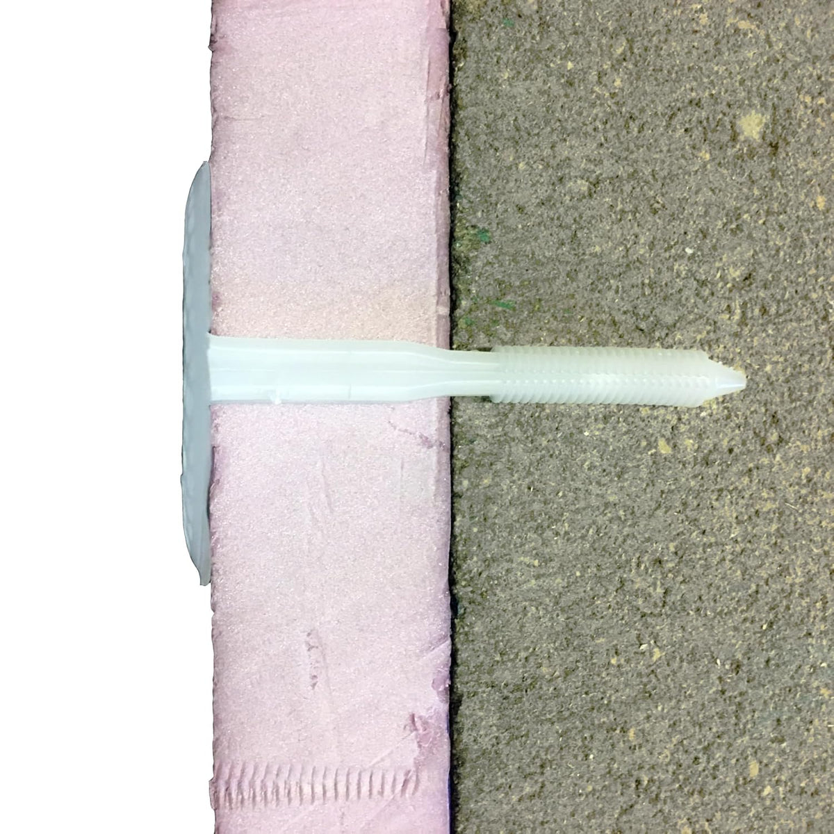 Trufast Heavy-Duty Plastic Insulation Masonry Fasteners - Durable Anchors for Securely Mounting on Brick, Concrete, and Stone Walls - Ideal for Home and Commercial Use (50, 3-1/2')