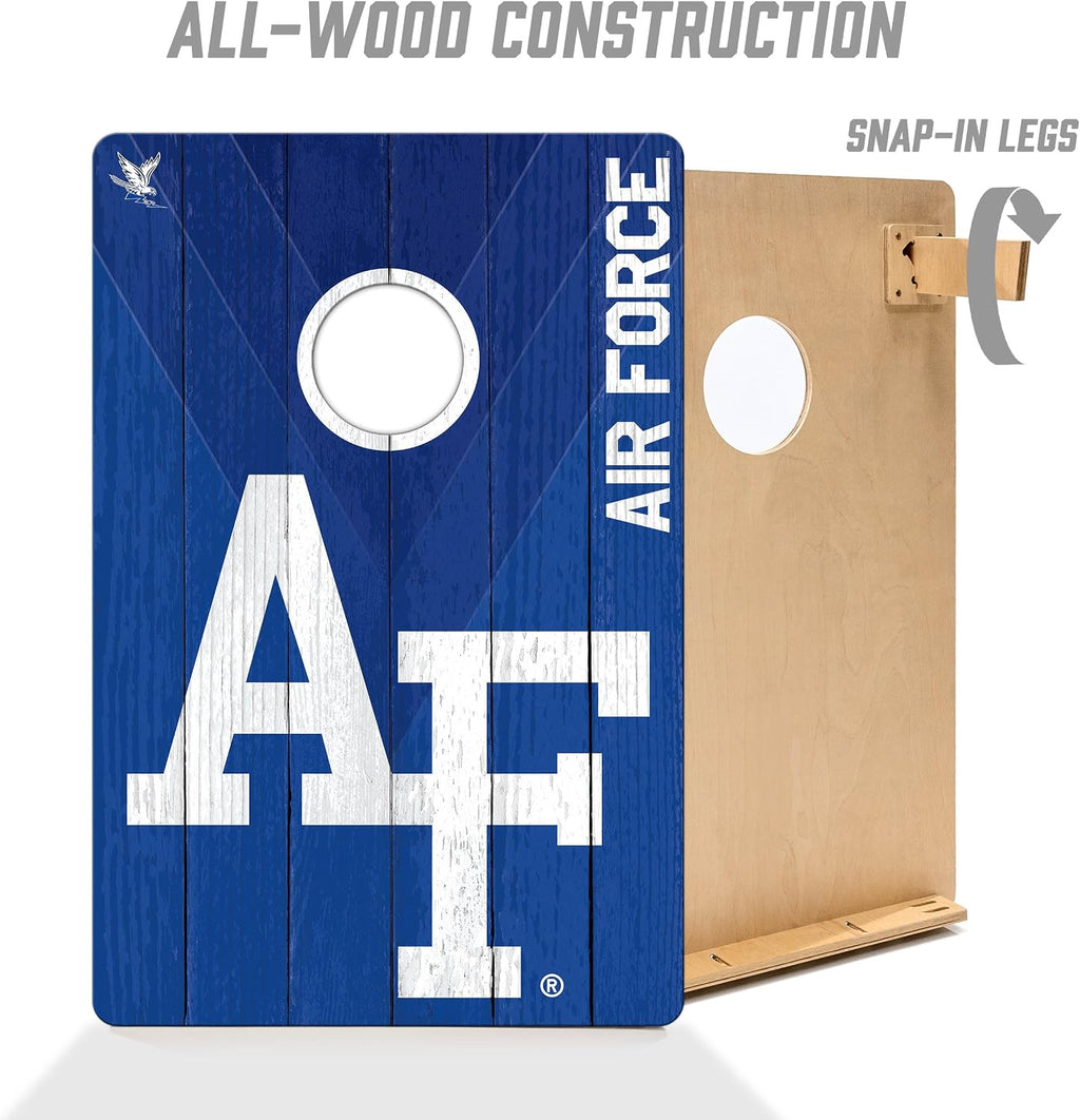 YouTheFan NCAA 2' x 3' Wood Cornhole Game with Logo Bags