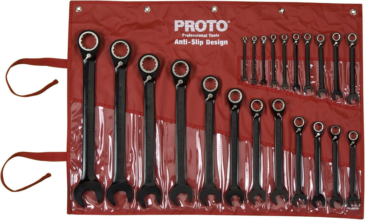 Proto 22 Piece Wrench Set Rchspl Mm, Sold As 1 Set