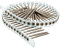 Senco Duraspin Screw Number 8 by 2-1/2-Inch All Purpose Exterior Wood Collated Screw (800 per Box) (08D250W) (Pack of 6)
