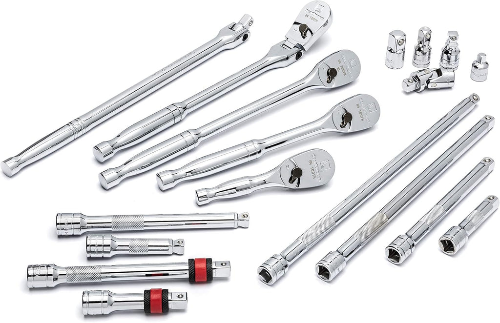 GEARWRENCH 18 Piece 3/8' Drive Ratchet & Drive Tools Set - 81254