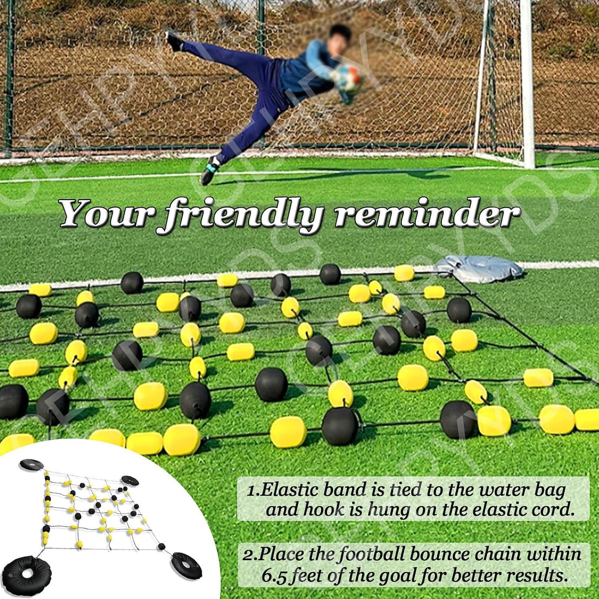 Goalkeeper Ball Deflector - Ball Deflector, Outdoor Volleyballs,Reflex & Agility Training Equipment for Enhanced Goalkeeping Skills