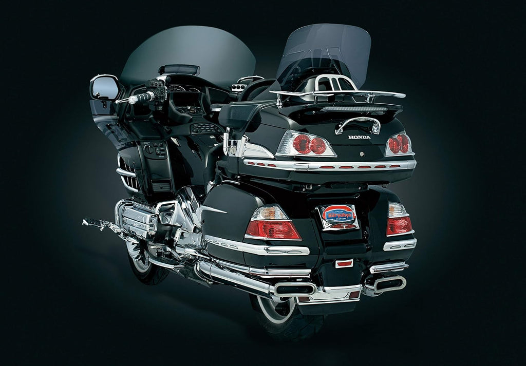 Kuryakyn 3215 Motorcycle Lighting Accent Accessory: LED Lighted Trunk Lid Handle for 2001-17 Honda Gold Wing GL1800 Motorcycles, Chrome