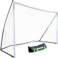 QuickPlay Kickster Elite Portable Soccer Goals - Ultra Fast Setup Weighted Training Goals for Backyard, Turf & Indoor Use - Durable Soccer Nets for Home & Team Practice