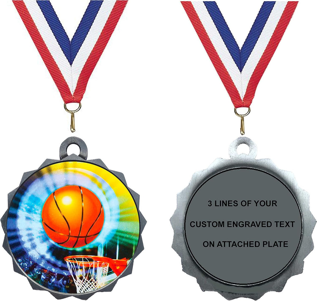 Express Medals Various Styles 1 to 50 Pack Gold Color Engraved 2,25 Inch Basketball Medals Trophy Award Medal Trophies Gift Prize Tournament Champion Team 1st Place First D214MY406
