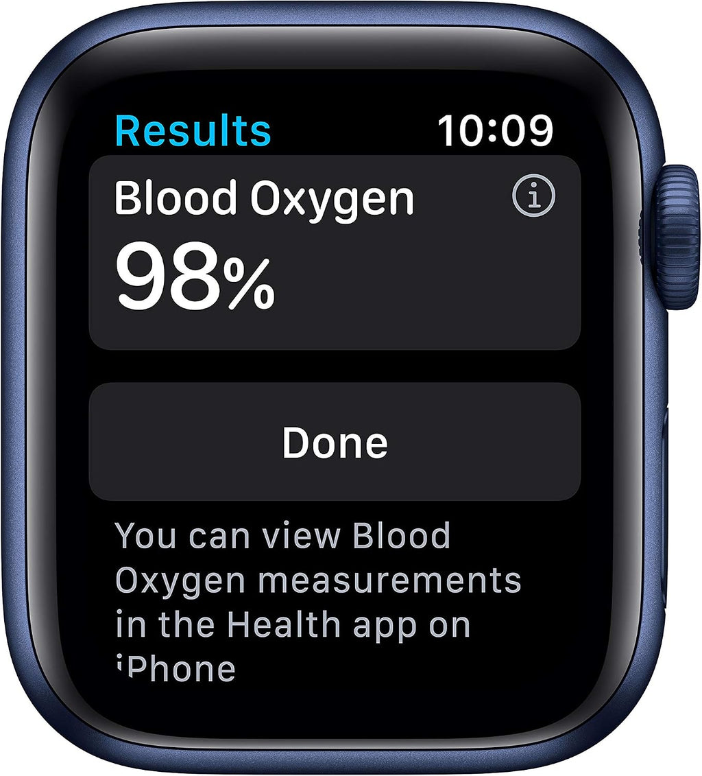 Apple Watch Series 6 (GPS, 40mm) - Blue Aluminum Case with Deep Navy Sport Band