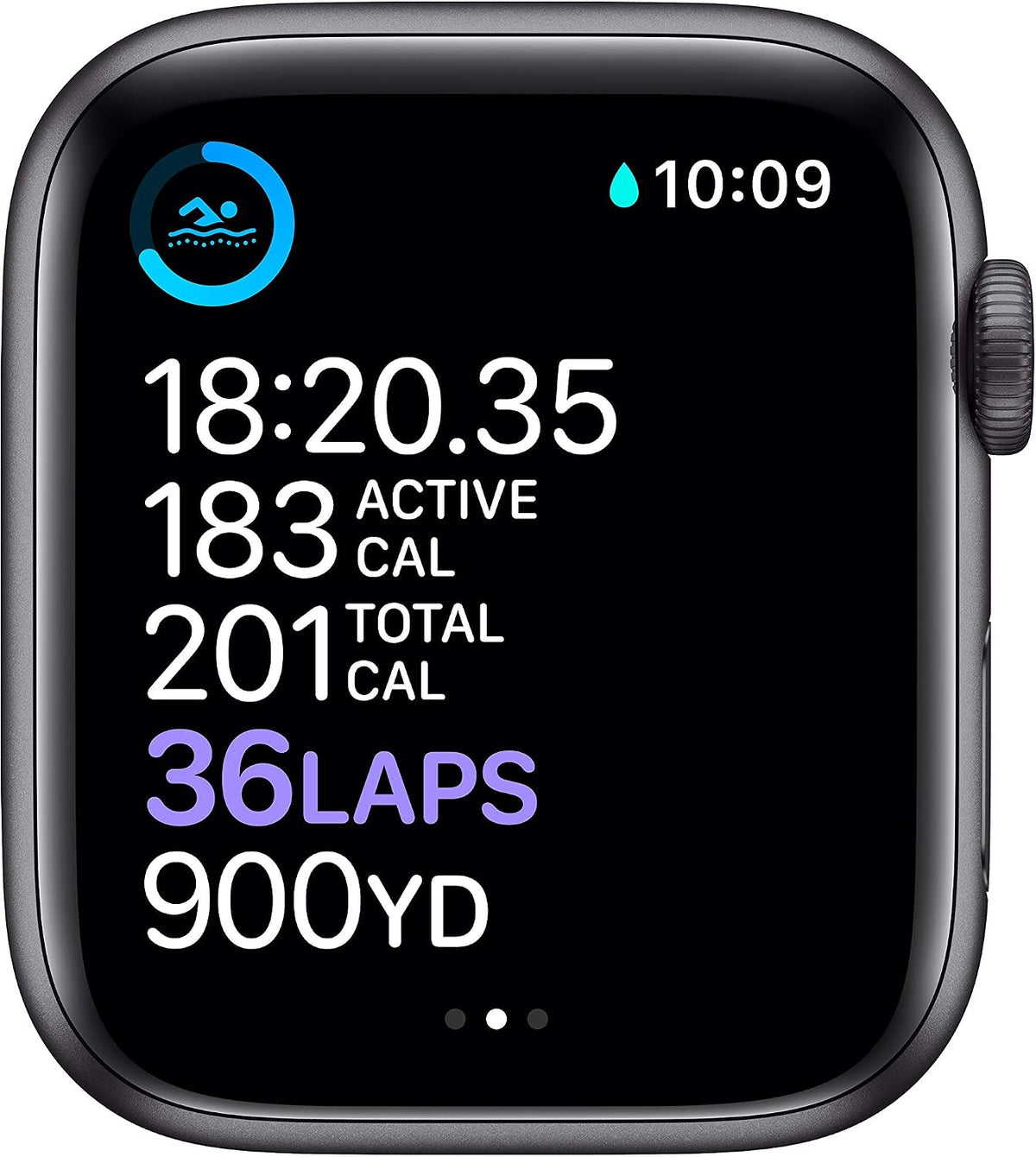 Apple Watch Series 6 (GPS + Cellular, 44mm) - Space Gray Aluminum Case with Black Sport Band