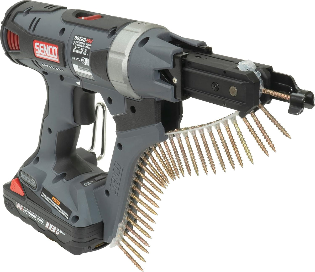 Senco DURASPIN DS222-18V 2' 2500 RPM Cordless Auto-Feed Screw Driver 10B0002N