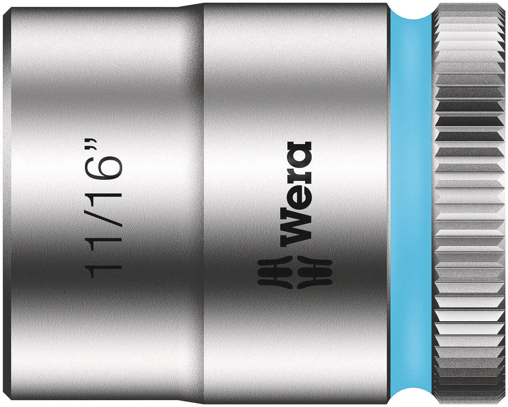 WERA 05004051001 8100 SB 11 Zyklop Imperial Metal Ratchet Set, 29 Piece, 3/8' Drive
