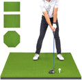 GoSports Pro Golf Hitting Mat for Indoor and Outdoor Practice - Withstands Thousands of Shots - Heavy-Duty Turf Driving Range Mats Works with Golf Simulators - Includes 3 tees -Choose Your Size
