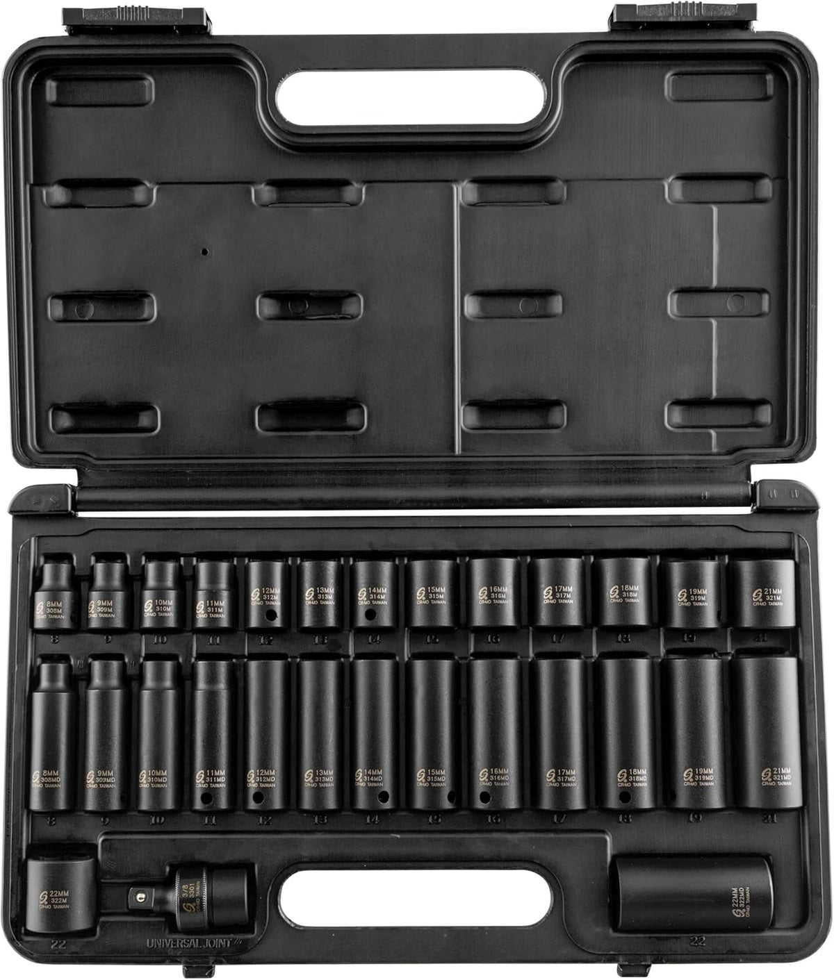 Sunex Tools - 3/8 DRIVE 29 PIECE METRIC MASTER IMPACT SOCKET SE
