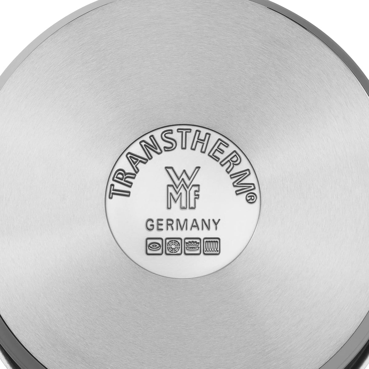 WMF 760056380 Function 4 Cookware Set with Steamer Insert, Stainless Steel, Transparent, 20 cm, 5 Units