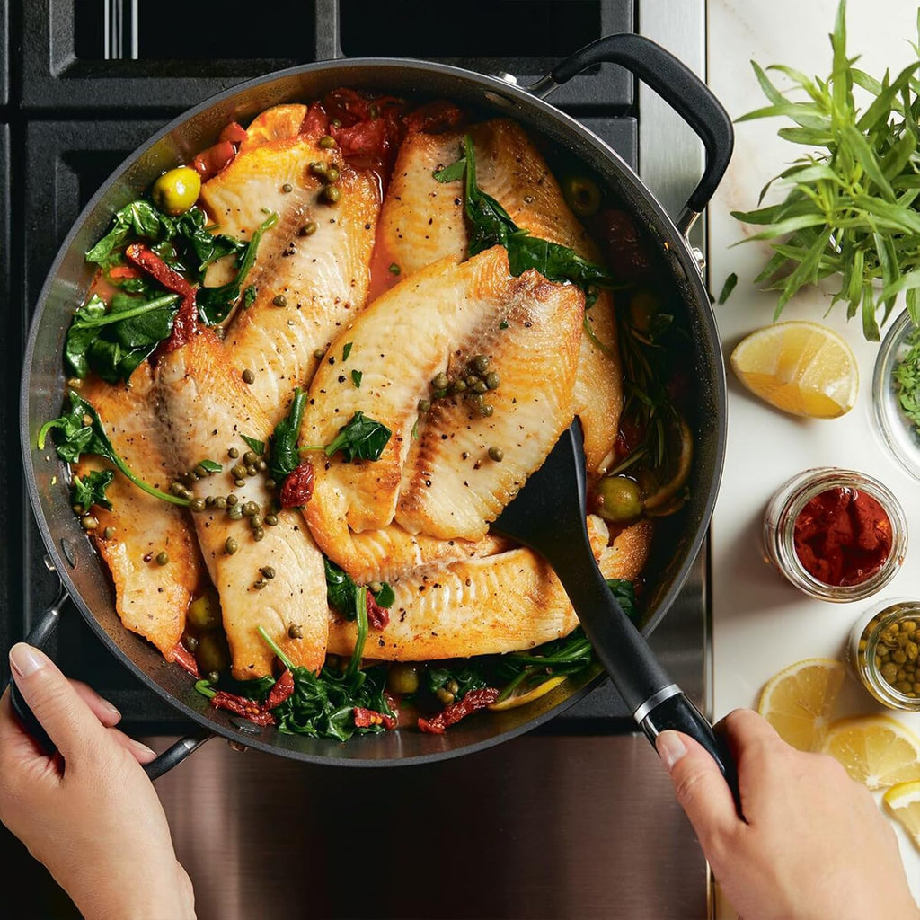 KitchenAid Hard Anodized Nonstick Cookware/Pots and Pans Set, 10 Piece - Matte Black