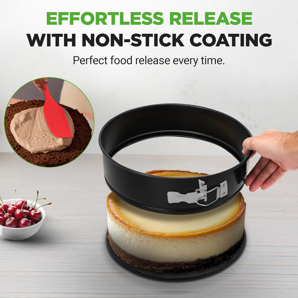NutriChef 42-Piece Nonstick Bakeware Set | Carbon Steel Baking Pans Set with Oven Mitts, Muffin Trays, Cookie Sheets, Loaf Pan, & Accessories for Cakes, Pizza & Bread.