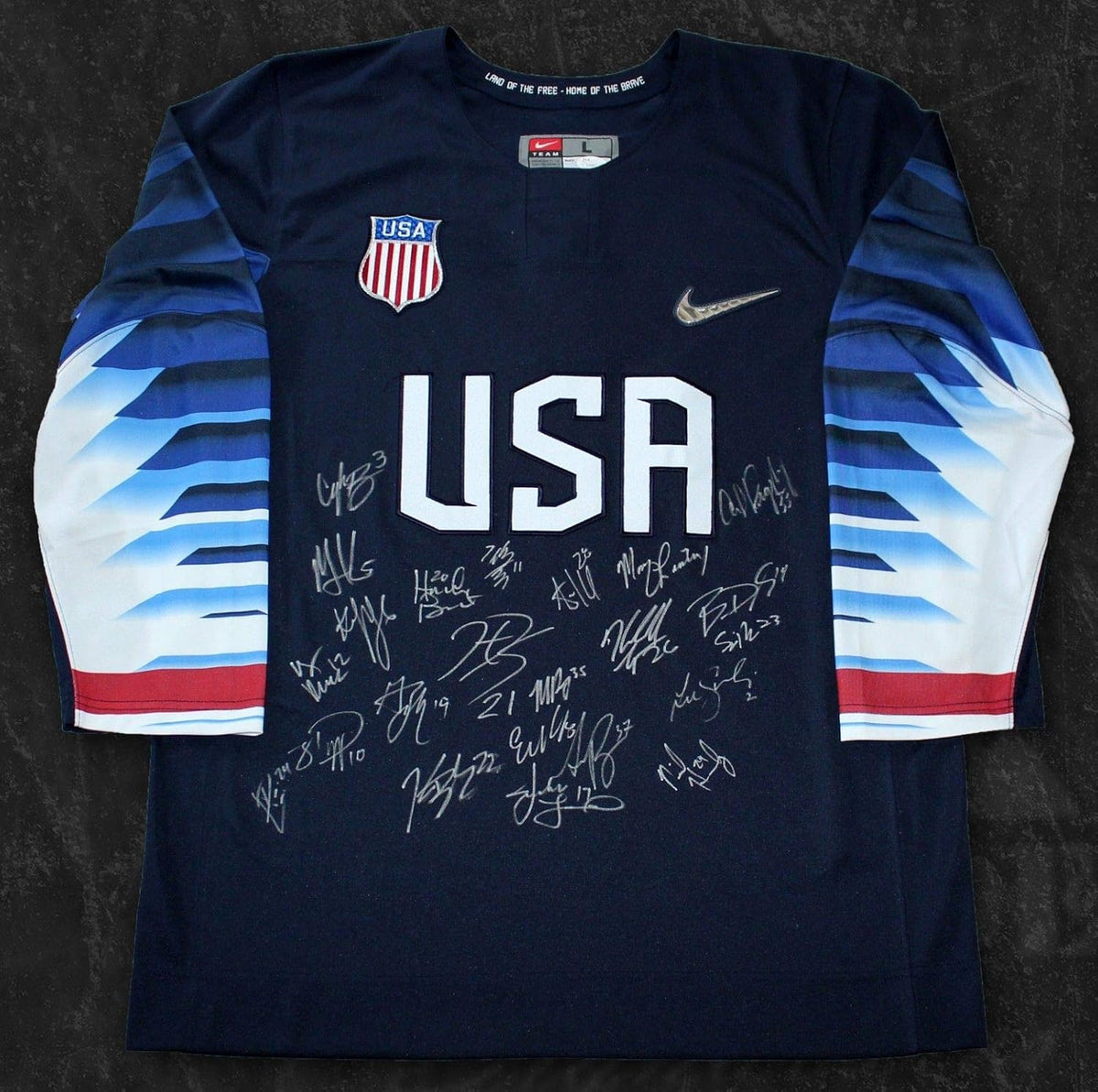 2018 USA Womens Gold Medal Olympic Hockey Team Signed Jersey JSA LOA