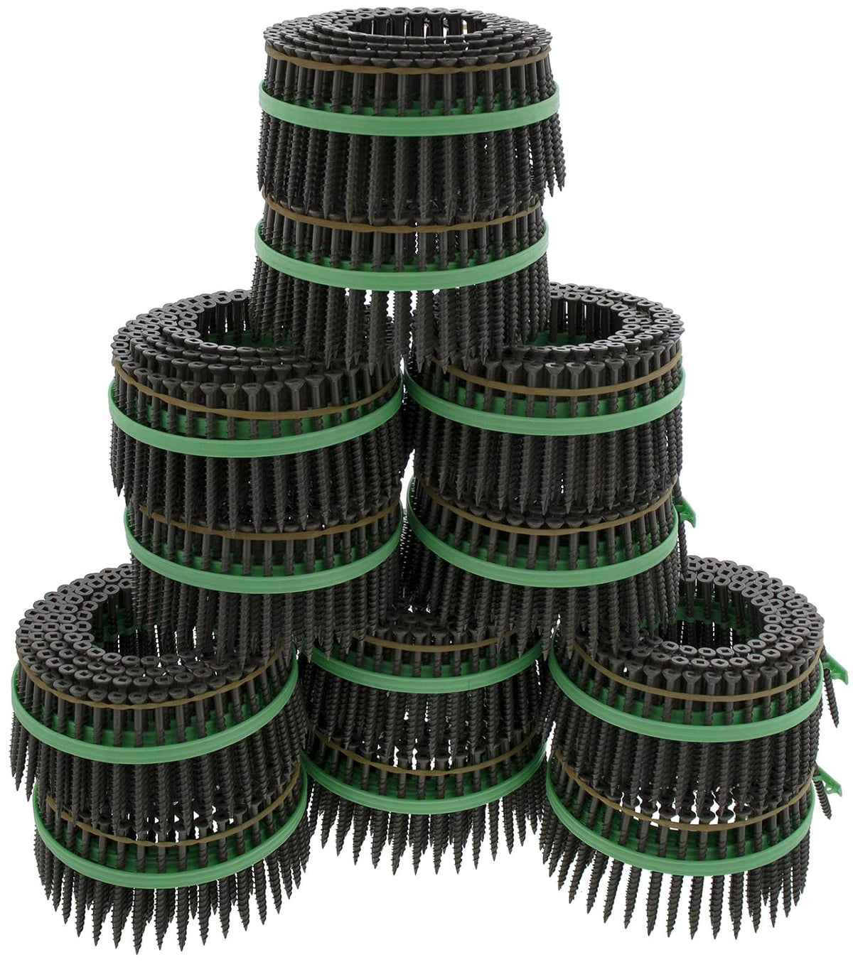 MURO Gray Epoxy Shield Guard #8 x 2-1/2' Square Flathead Exterior Wood Deck Screws for Speed Driver
