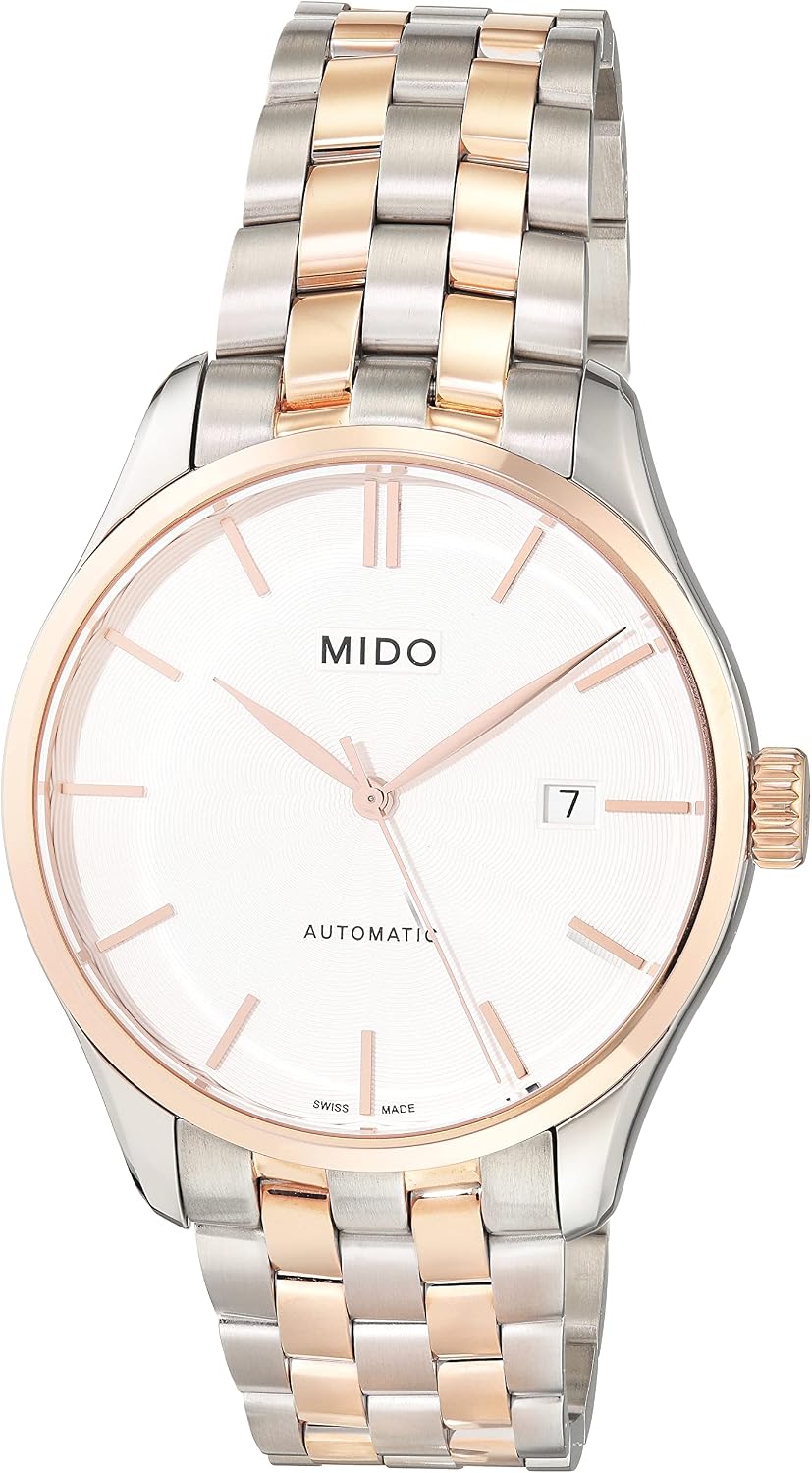 MIDO Belluna Gent - Swiss Automatic Watch for Men - Silver Dial - Case 40mm - M0244072203100