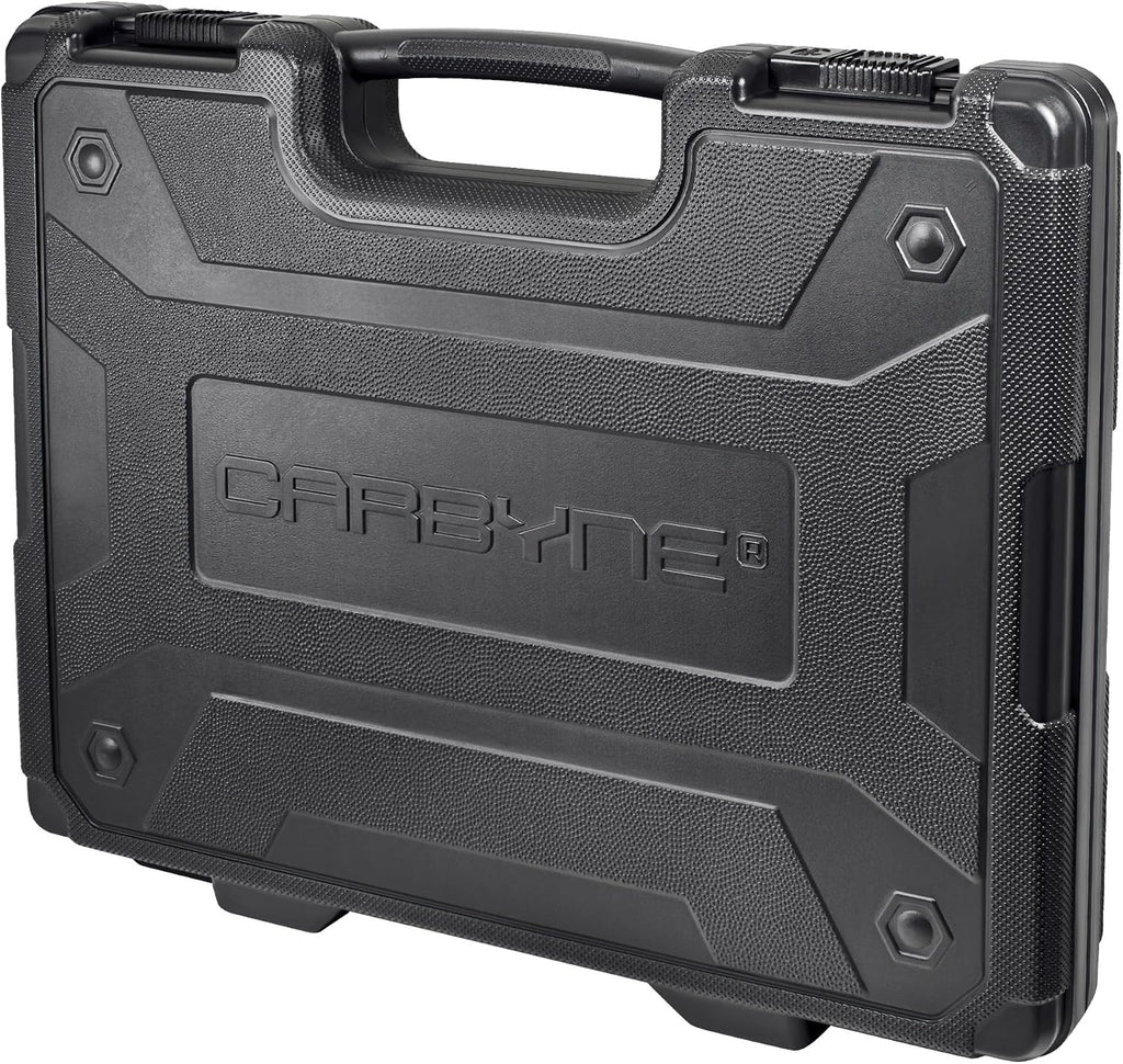 CARBYNE 80-Piece Master Torx, SAE Hex (Allen) and Metric Hex (Allen) Bit Socket Set with 30 Stubby Low Profile Super Short, S2 Steel Bits, CrV Sockets, 1/4 3/8 1/2 in. Drive, Durable Case
