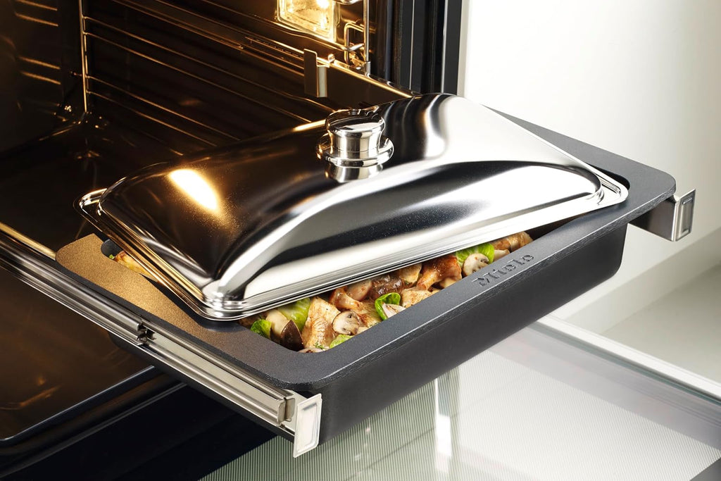 Miele Original HBD 60-22 Stainless Steel Gourmet Casserole Dish Lid, Kitchen Accessory for Miele Casserole Dishes – 5136950