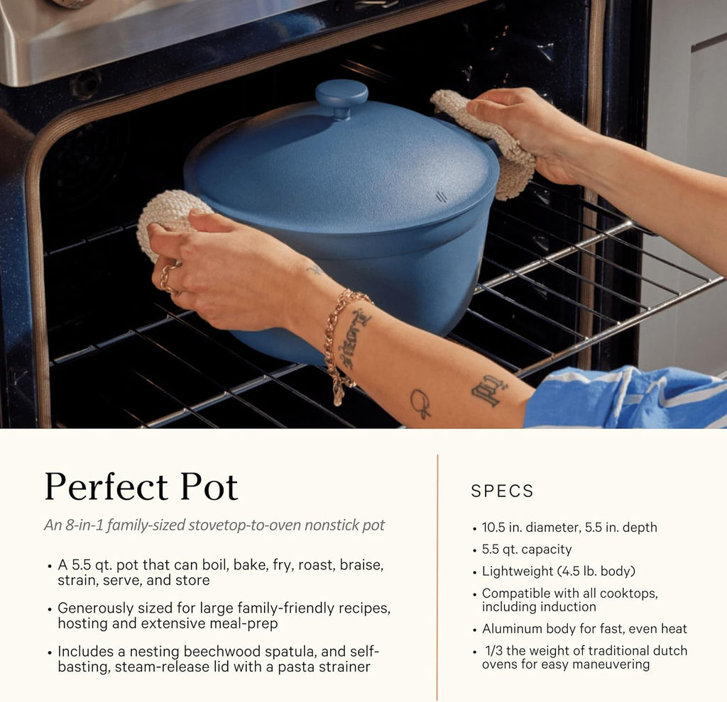 Our Place Cookware Set - 13-Piece Kit Including the Always Pan, Perfect Pot and Spatulas | Multifunctional, Toxin-Free Nonstick | Heat Safe up to 450°F | Oven, Stove, Induction Compatible | Spice