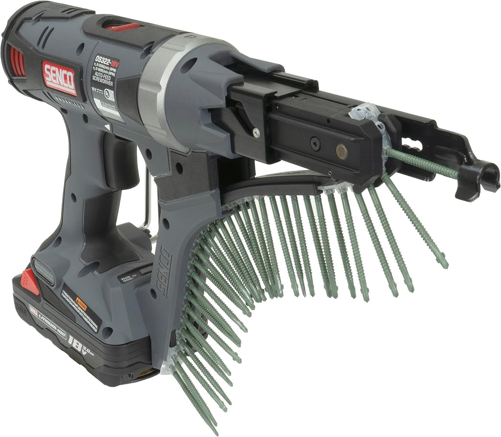 Senco DURASPIN DS322-18V 3' 2500 RPM Cordless Auto-Feed Screw Driver 10C0002N