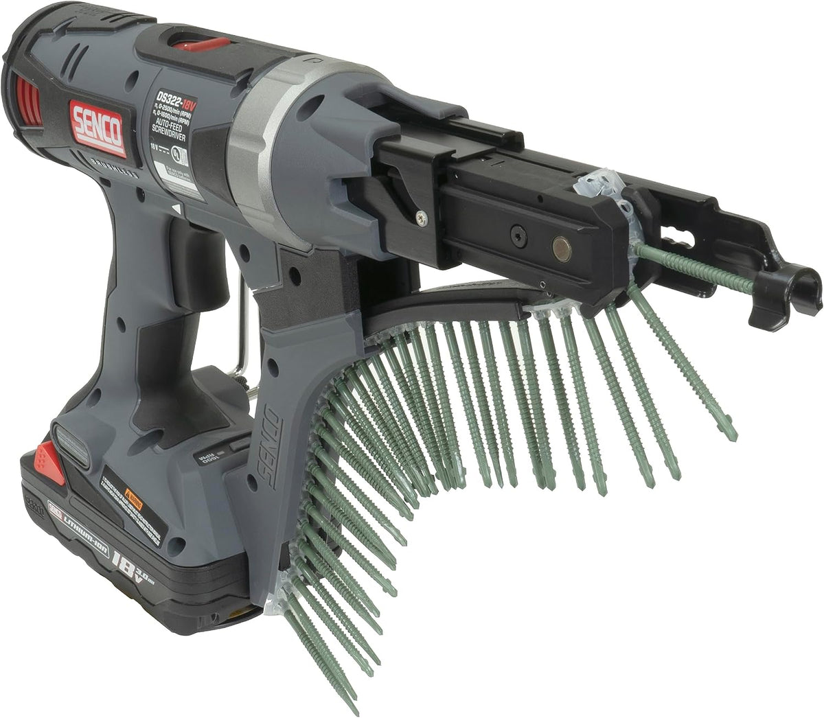 Senco DURASPIN DS322-18V 3' 2500 RPM Cordless Auto-Feed Screw Driver 10C0002N