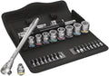 WERA 05004051001 8100 SB 11 Zyklop Imperial Metal Ratchet Set, 29 Piece, 3/8' Drive