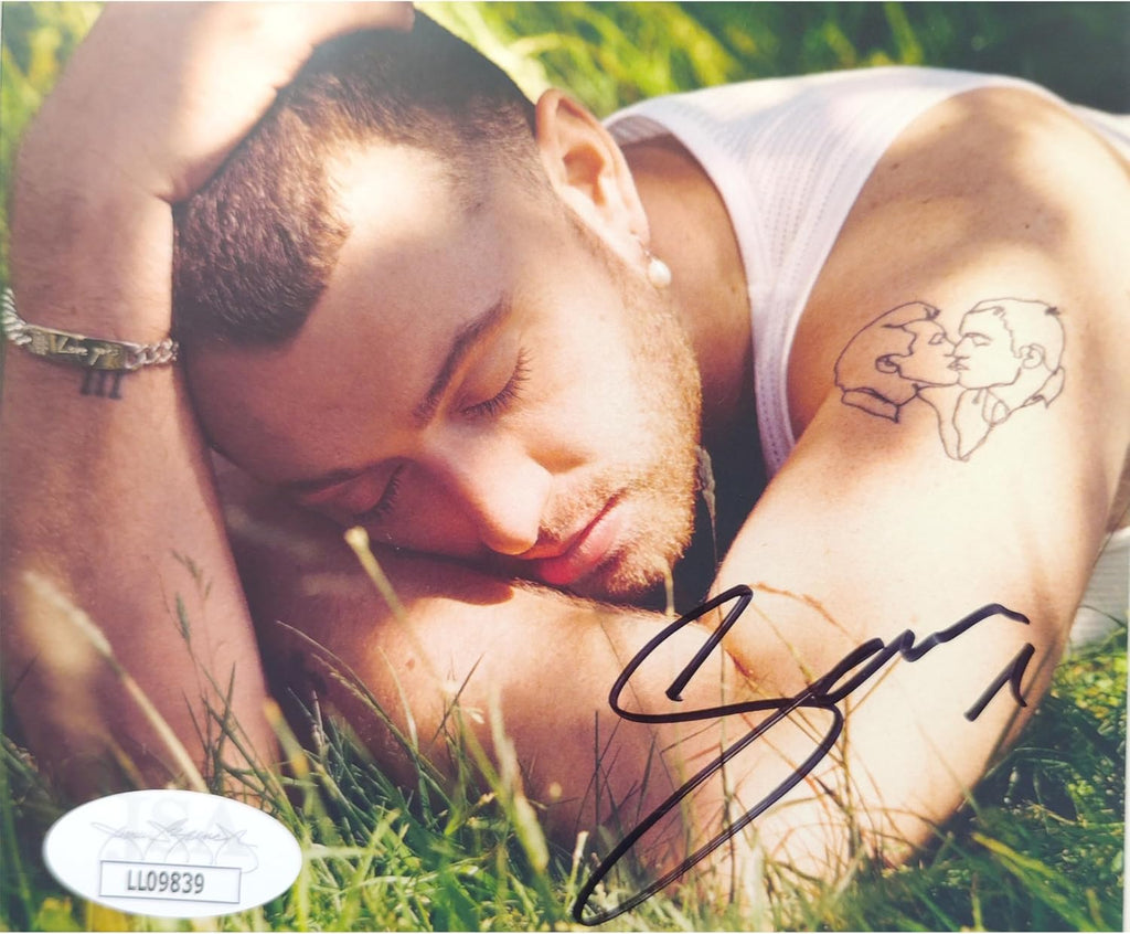 Autographed Sam Smith Love Goes CD Framed JSA Authentic Grammy Winner Pop R&B Soul