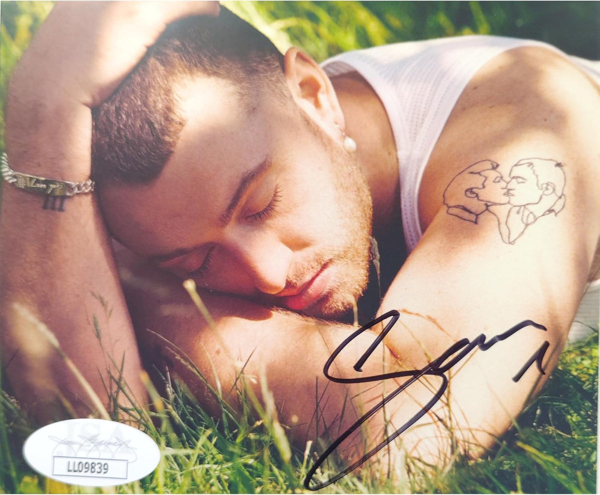 Autographed Sam Smith Love Goes CD Framed JSA Authentic Grammy Winner Pop R&B Soul