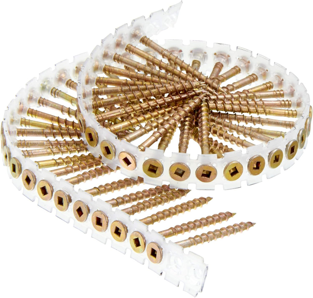 Senco 08F200Y Duraspin# 8 by 2' Subfloor Collated Screw (1,000per Box) (Pack of 6)
