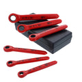 Wiha 21391 Ratchet Wrenches, Inch with Insulated Handle, 6 Piece Set