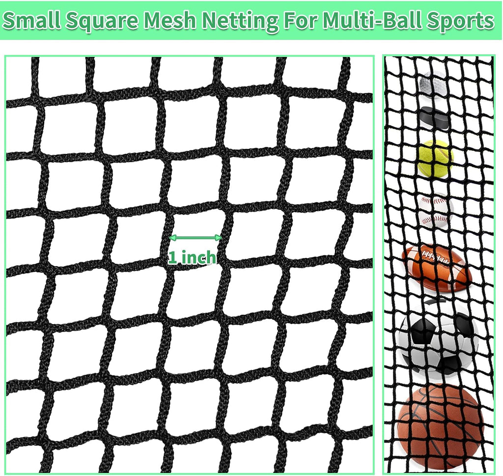 IUZEAI Golf Practice Net - Heavy Duty Nylon Netting, 10x10ft/10x15ft/10x20ft