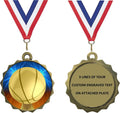Express Medals Various Styles 1 to 50 Pack Gold Color Engraved 2,25 Inch Basketball Medals Trophy Award Medal Trophies Gift Prize Tournament Champion Team 1st Place First D214D10