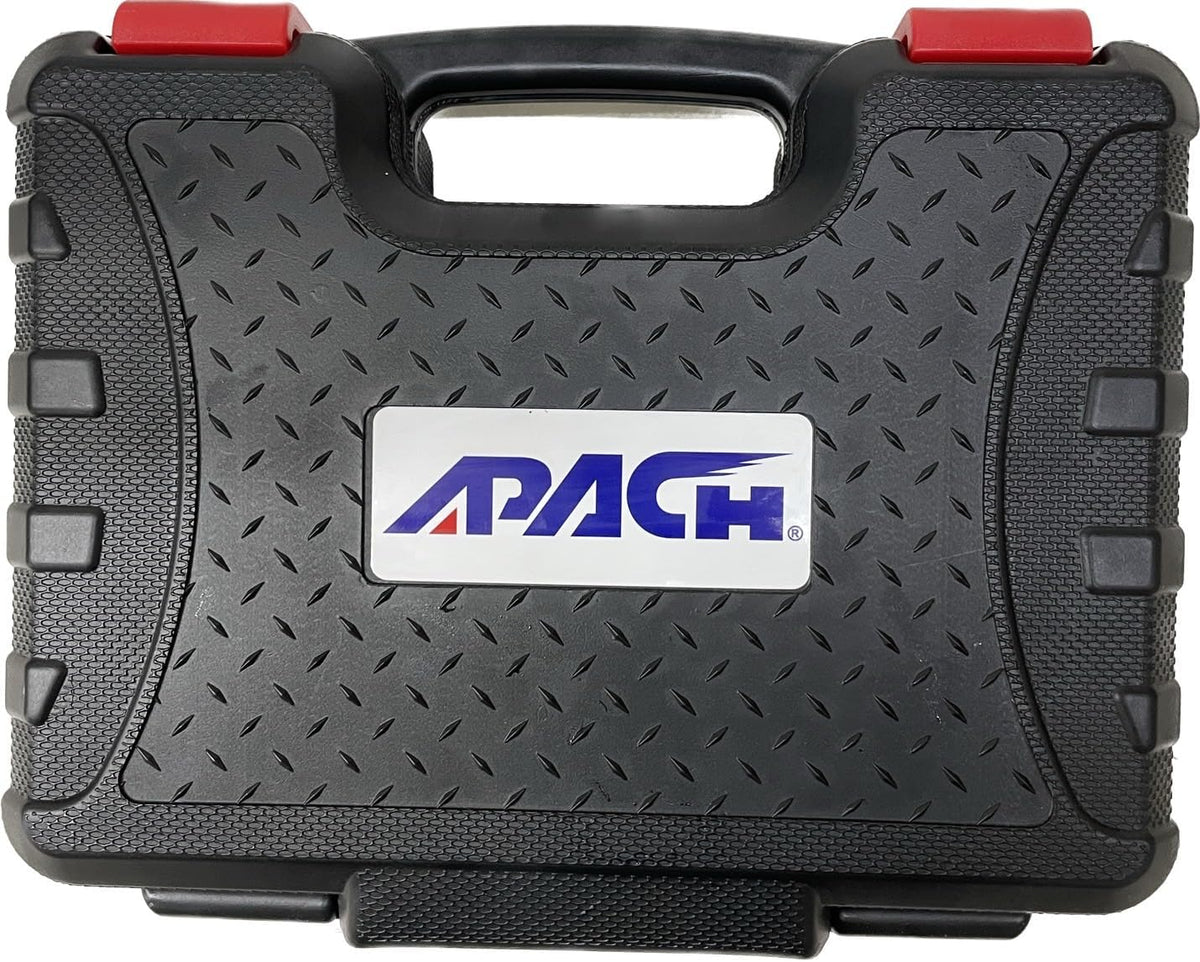 Apach Stubby Air Impact Wrench Set, Jumbo Hammer, High Torque, 1/2-Inch,1/2' Impact Sockets, Wheel Sockets, 5' Extension Bar (AW050G-SET)