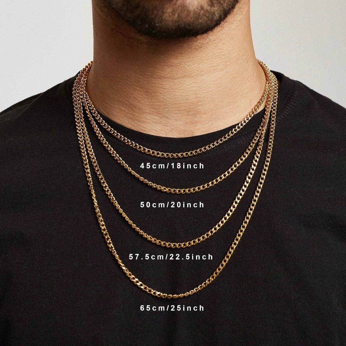 14k Yellow Gold and White Gold Polished Saint Christopher Pendant Medal Necklaces for Men and Boys