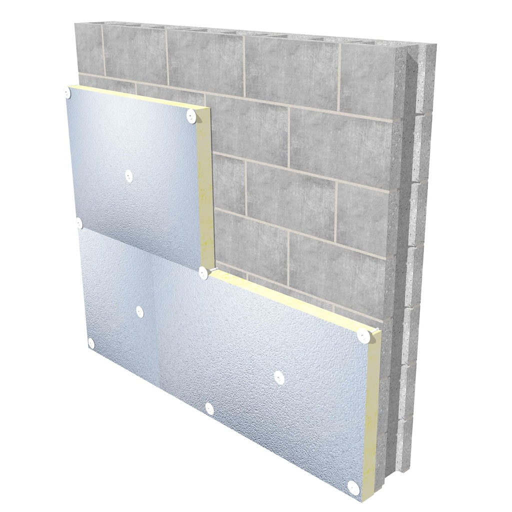 TruFast 3.5' Plasti-Grip PMF Fastener (250 EA) White Plastic Heavy-Duty Insulation Anchors for Securing on Masonry, Brick, Concrete, and Stone Walls