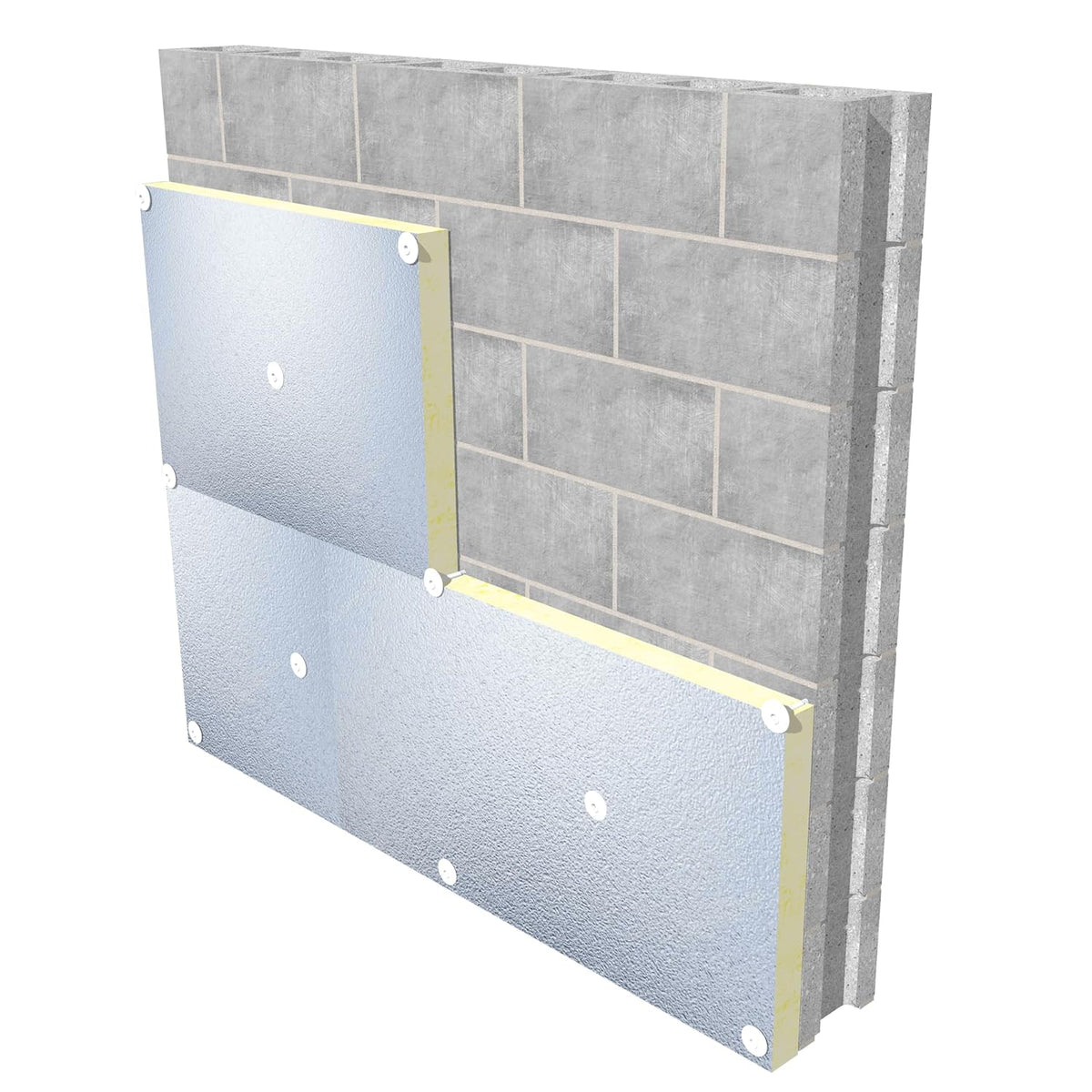 TruFast 3.5' Plasti-Grip PMF Fastener (250 EA) White Plastic Heavy-Duty Insulation Anchors for Securing on Masonry, Brick, Concrete, and Stone Walls