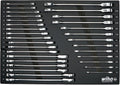 Wiha 30392 31-Piece Ratcheting Wrench Set – SAE & Metric, 12-Point Box and Open Ends, Full Drawer Tray