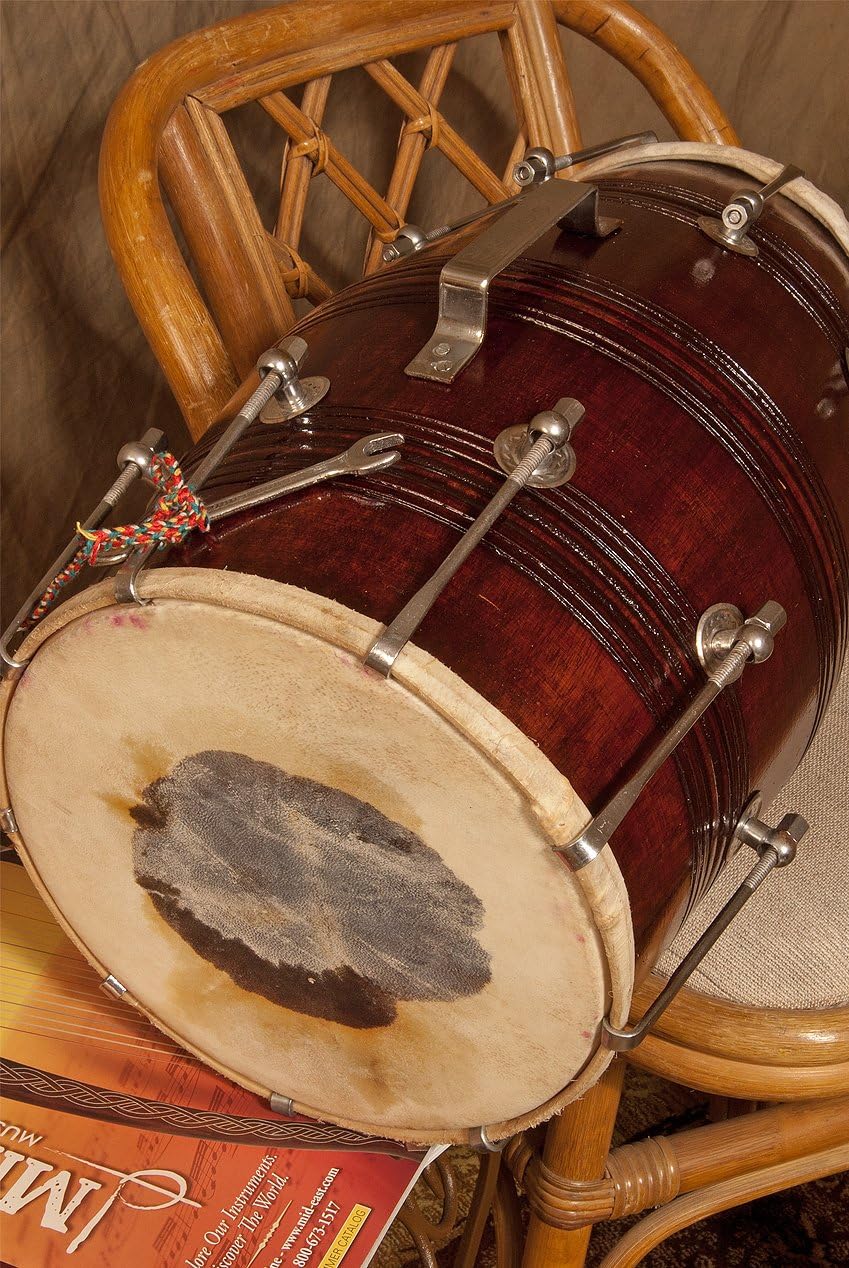Dholak Deluxe Delhi Style Drum - Nut And Bolt