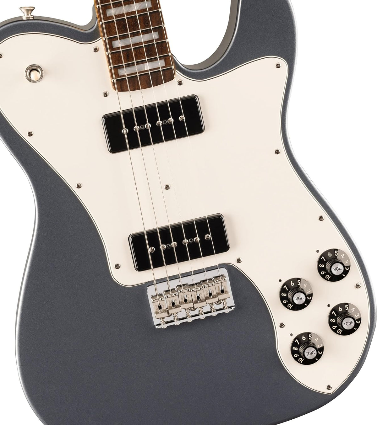 Fender Chris Shiflett Cleaver Telecaster Deluxe Electric Guitar - Charcoal Frost Metallic