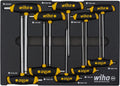 Wiha 54081 10 Piece SoftGrip Dual Drive Hex SAE T-Handle Tray Set