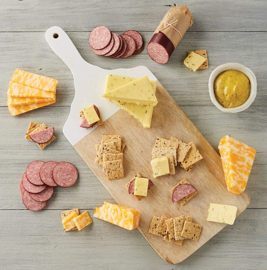 Harry & David Picnic Basket Pears, Cheese, Sausage, And Crackers Gift Basket