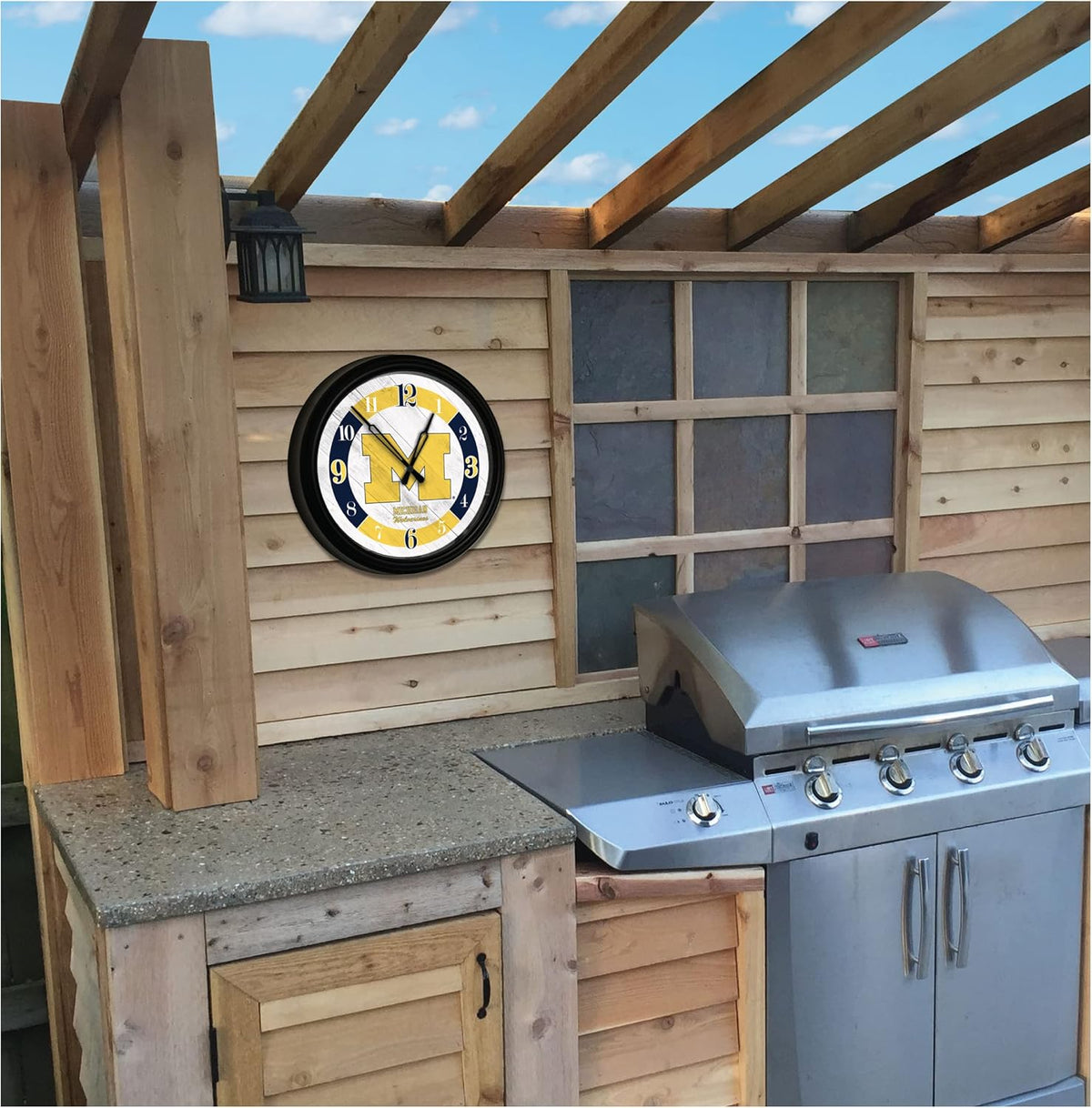 Holland Bar Stool US Naval Academy Indoor/Outdoor LED Wall Clock