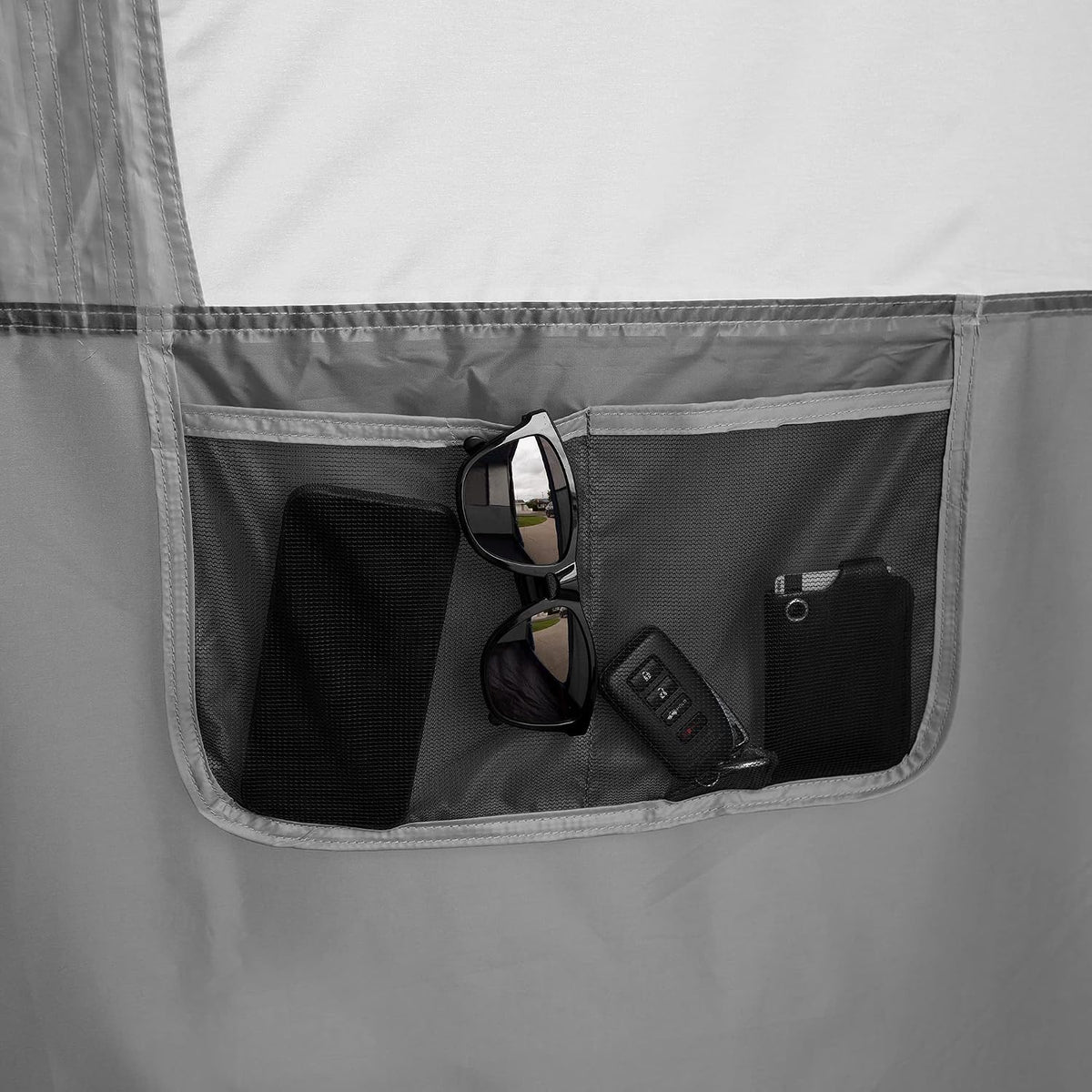 E-Z UP Camping Cube Sport, Converts 10' Angled Leg Canopy into Camping Tent