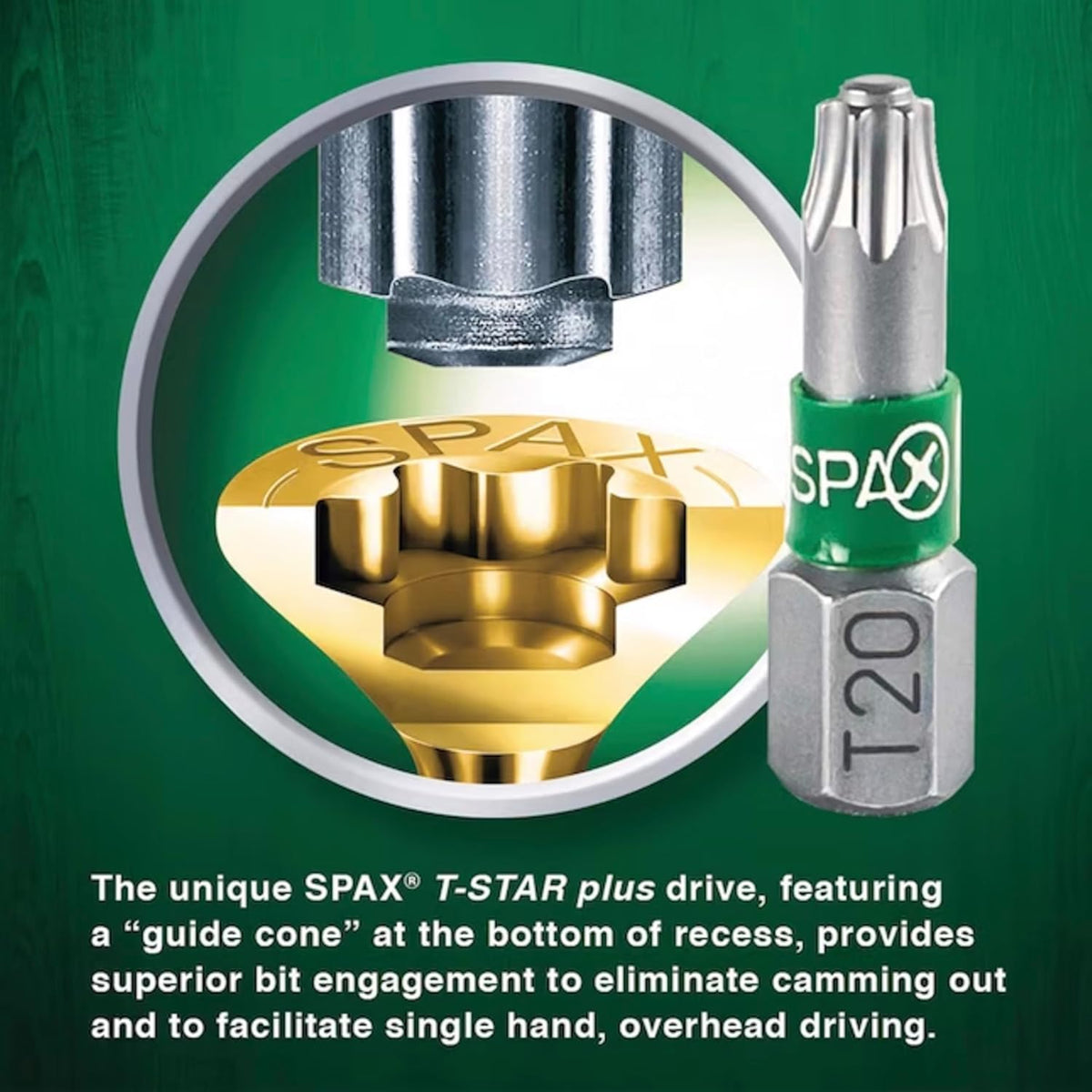 SPAX #8 x 2-1/2' Interior Wafer Head Cabinet Wood Screws Multi-Material Torx T-Star Plus (1500 EA) Bulk Pail Includes 2 Bits Washer Head Low Profile
