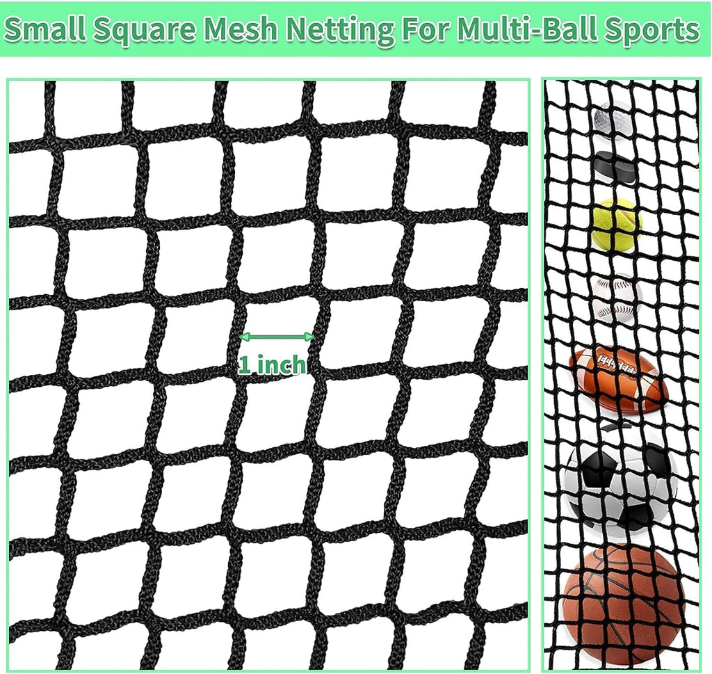 IUZEAI Golf Practice Net - Heavy Duty Nylon Netting, 10x10ft/10x15ft/10x20ft