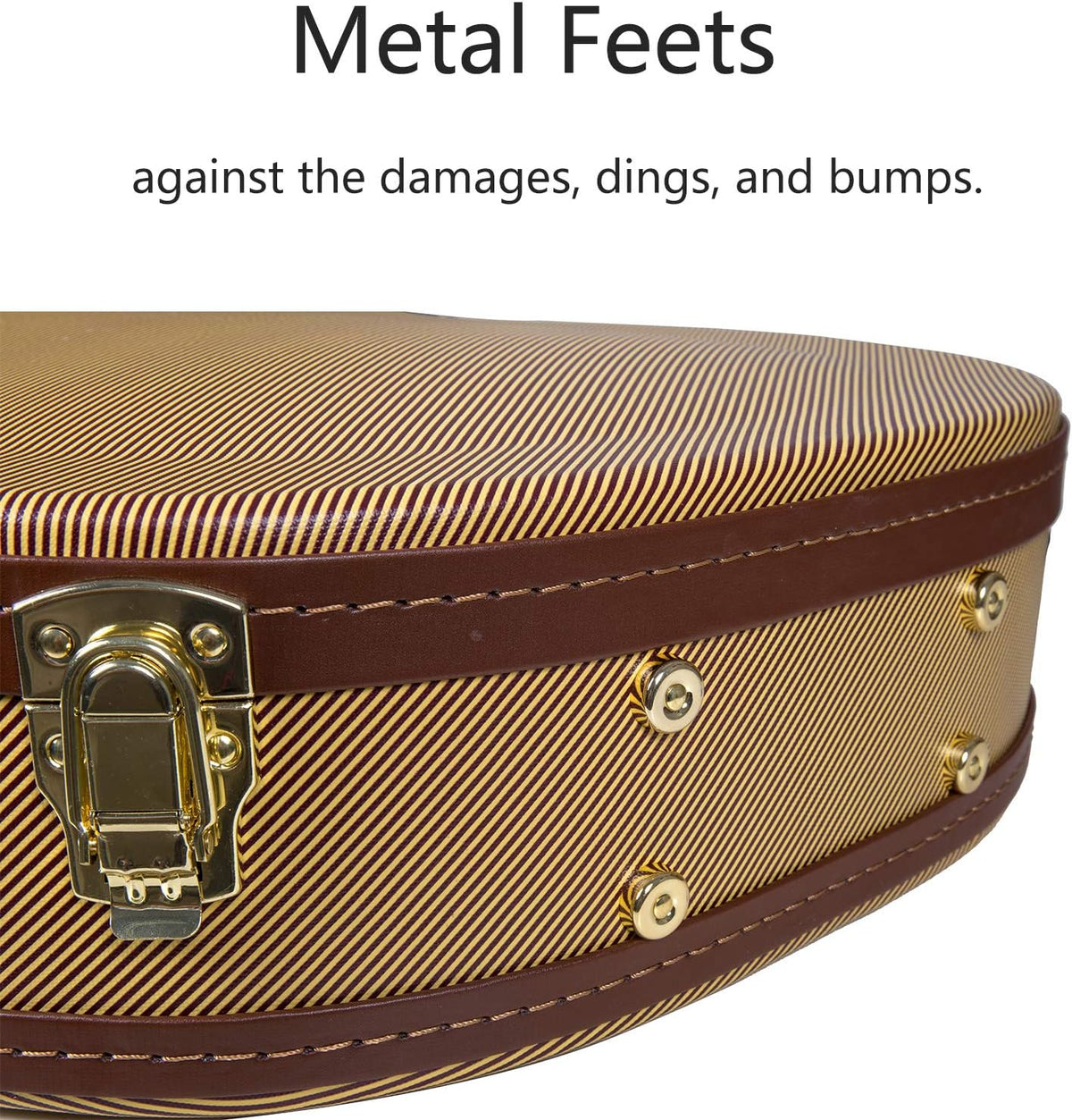 Crossrock Electric Guitar Case fits Telecaster and Stratocaster Style Guitars-Vinyl Tweed(CRW620STTW)