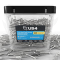 US4 - Stainless Steel Wood Screws | 305 Stainless Steel | Trim Head T15 Star Drive | Rust & Corrosion-Resistant | Outdoor Decking Screws (1750, #8 x 1-1/2')
